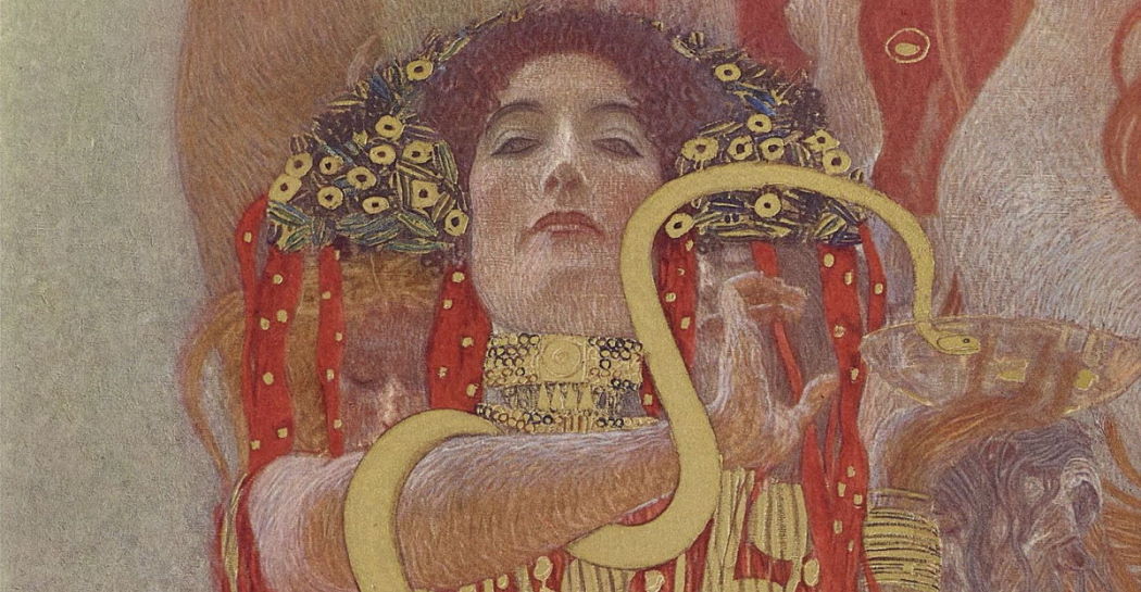 Klimt_ Hygieia_particolare Klimt_ Hygieia_particolare